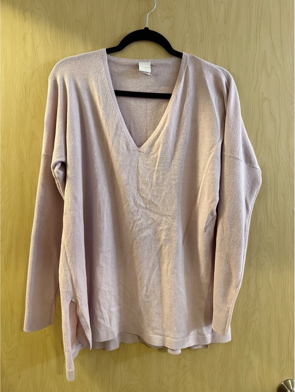 Lole women’s pink Dolman sweater size xl